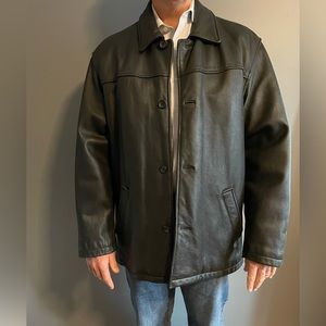 Brooks Brothers Leather Coat